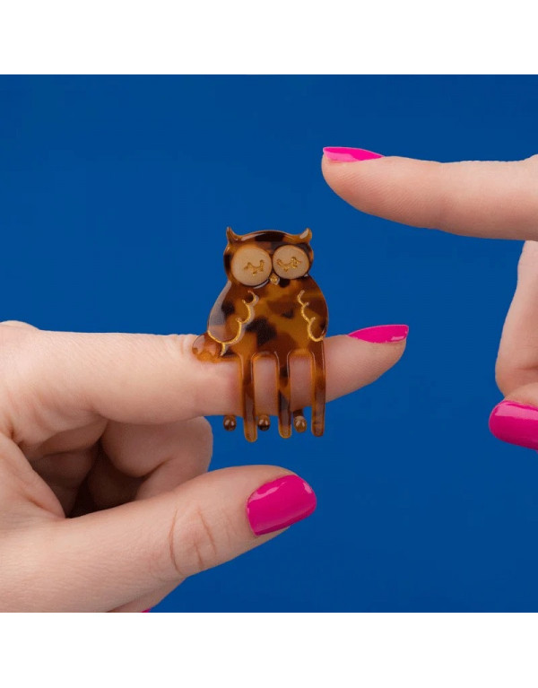 Mini Pince à cheveux HIBOUX