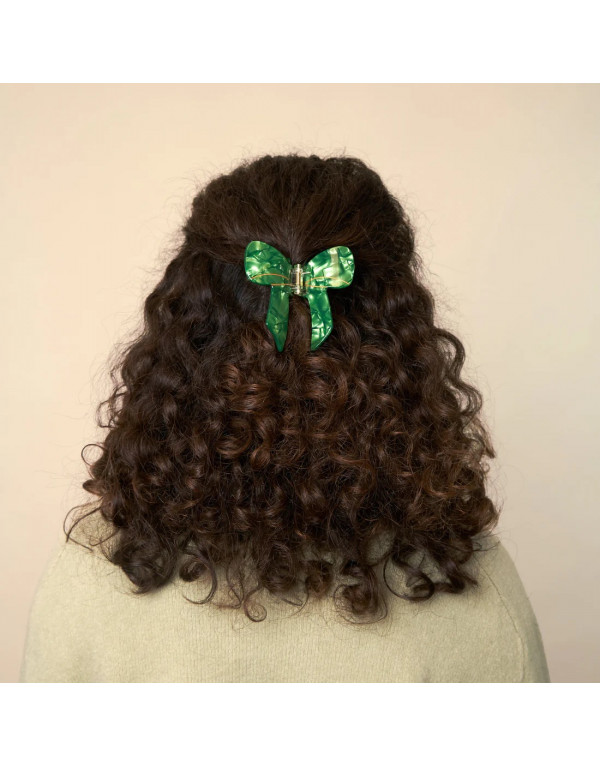 Pince à cheveux NOEUD VERT