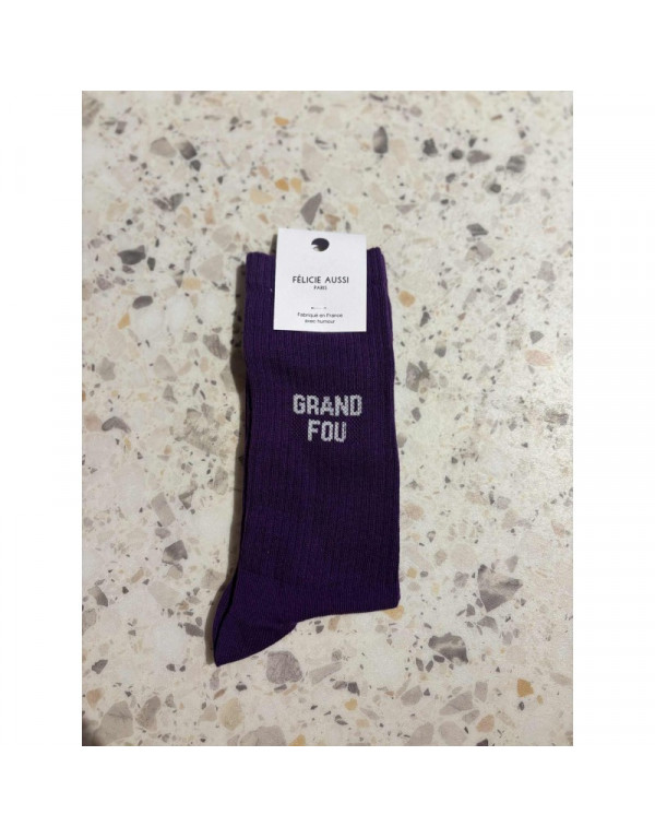 Chaussettes GRAND FOU Violet
