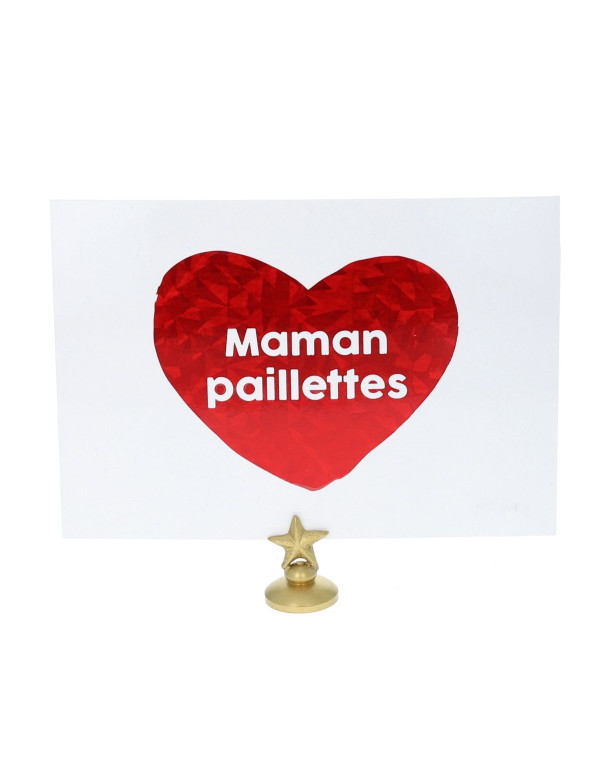 Carte MAMAN PAILLETTES