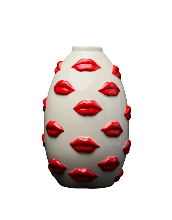 Vase MOUTH rouge