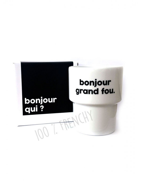 Gobelet BONJOUR GRAND FOU