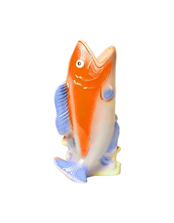 Bougeoir FISH Orange/Bleu