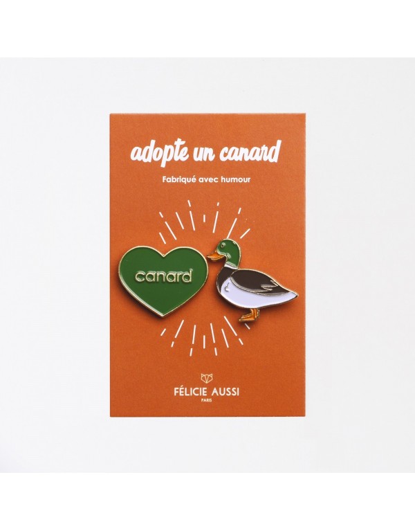 Duo de pin's "Canard"