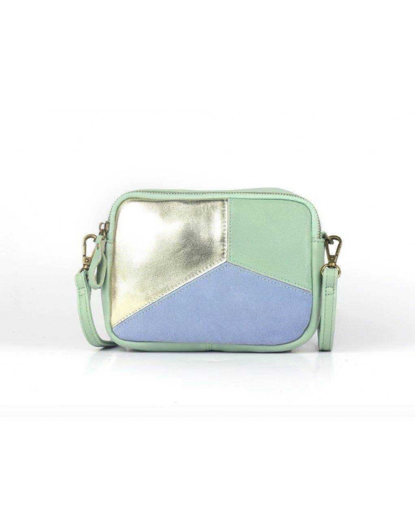 Sac à main MOSAÏQUE VERT D'EAU