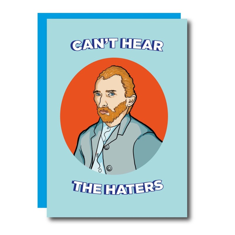 Carte CAN'T HEAR THE HATERS