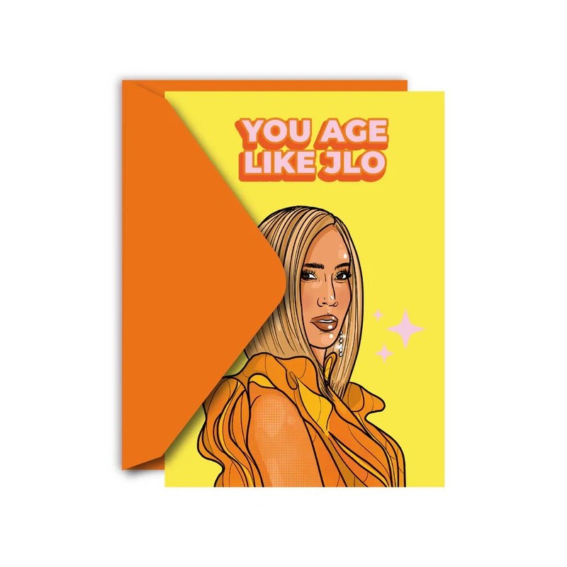 Carte YOU AGE LIKE JLO