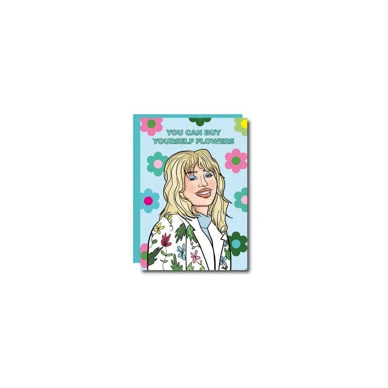 Carte YOU CAN BUY YOURSELF FLOWERS