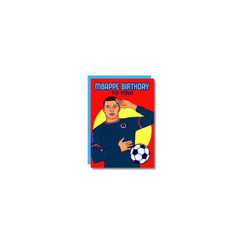 Carte MBAPPE BIRTHDAY TO YOU