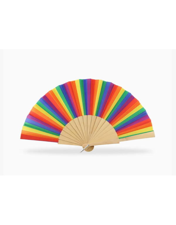 Éventail ARC-EN-CIEL