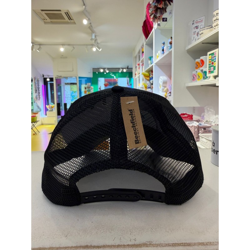 Casquette PUNK À PAILLETTES NOIRE