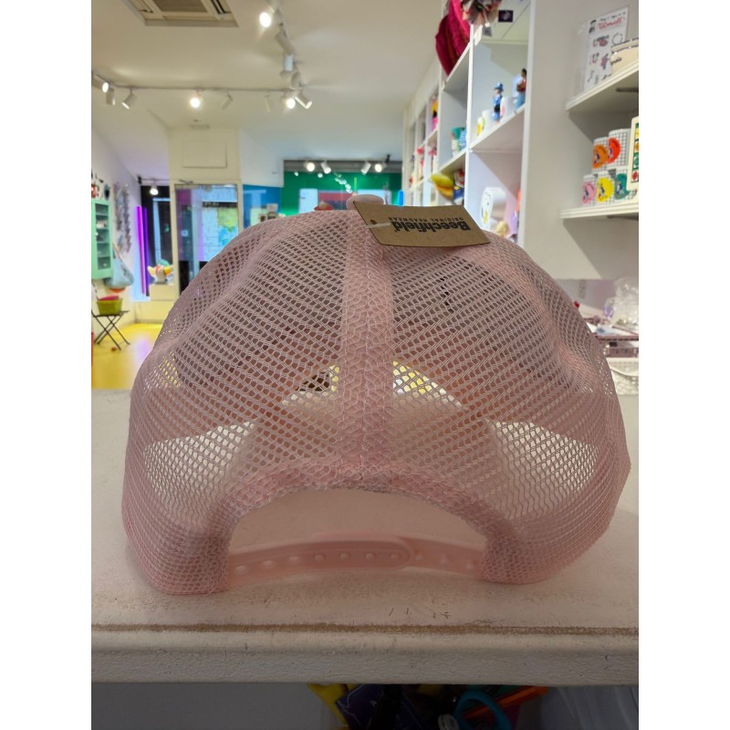 Casquette PUNK À PAILLETTES ROSE