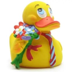 Canard en caoutchouc FLEURS