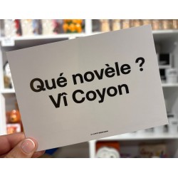 Carte QUÉ NOVÈLE VÎ COYON ?