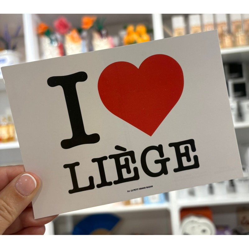 Carte I LOVE LIÈGE