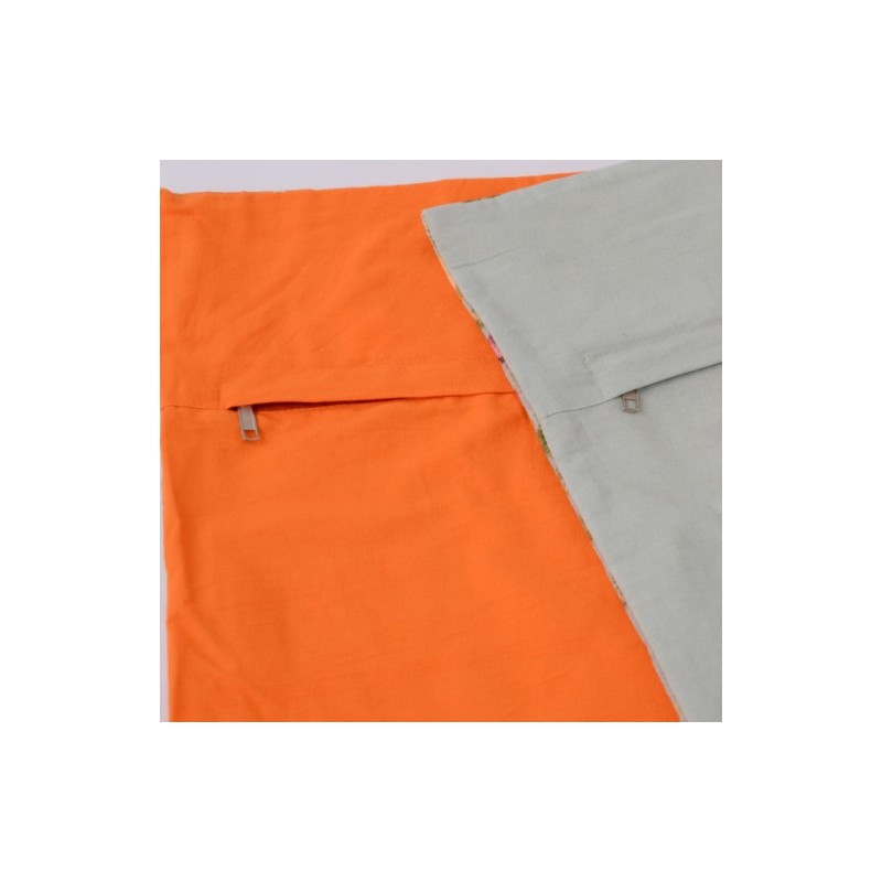 Housse de coussin VELOURS ORANGE