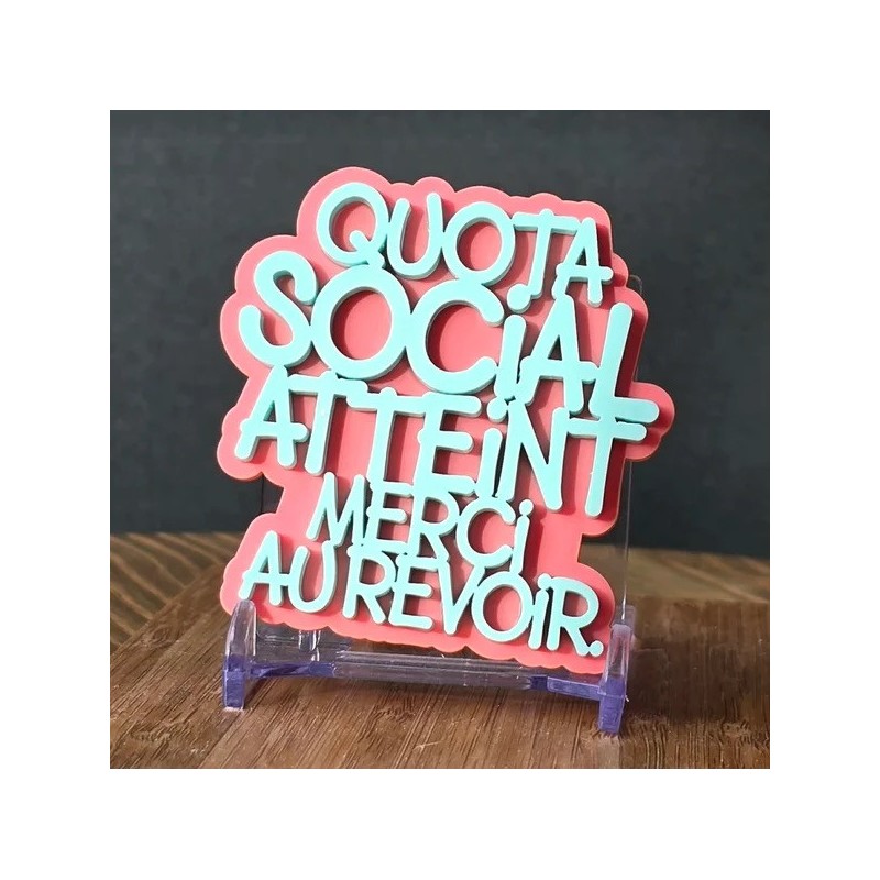 BROCHE Quota social atteint