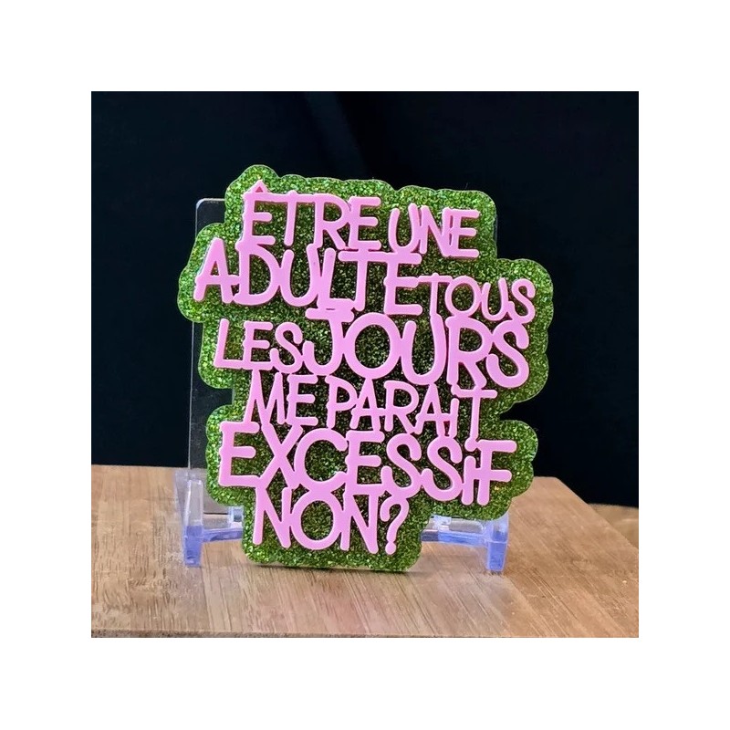 BROCHE Etre adulte