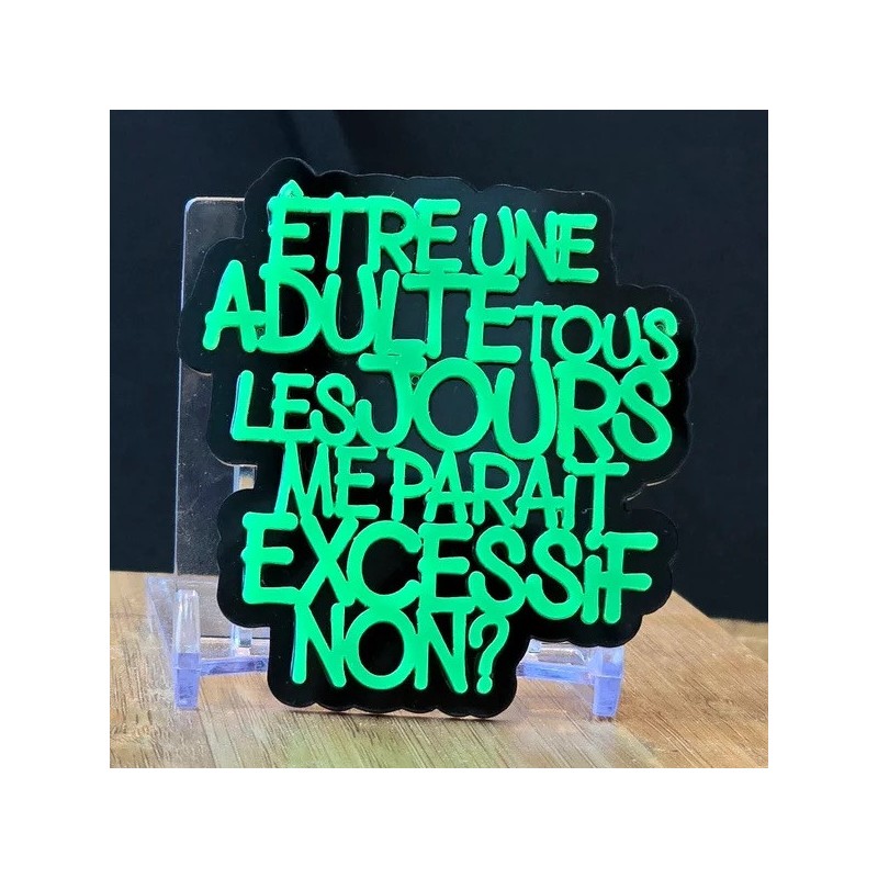 BROCHE Etre adulte