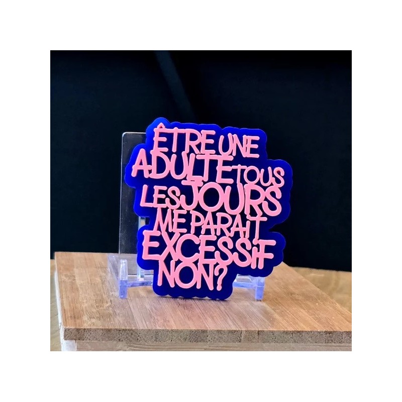 BROCHE Etre adulte