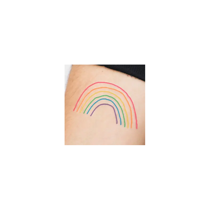 Tatouage ARC EN CIEL