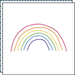 Tatouage ARC EN CIEL