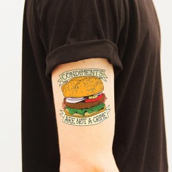 Tatouage BURGER