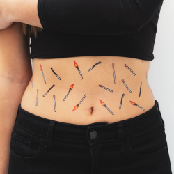 Tatouage ALLUMETTE