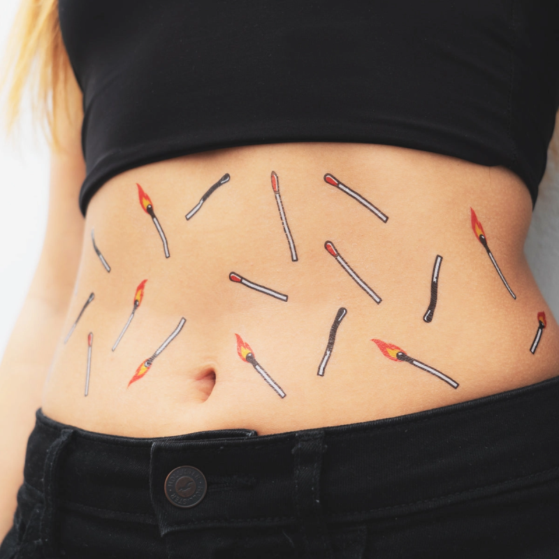 Tatouage ALLUMETTE