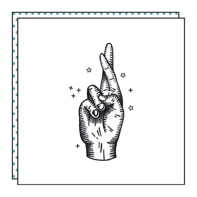 Tatouage DOIGTS CROISES