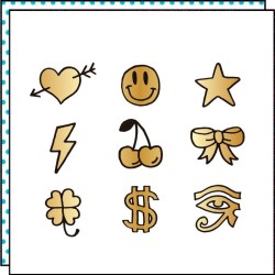 Tatouage MINI GOLDS