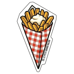 Sticker CORNET DE FRITES