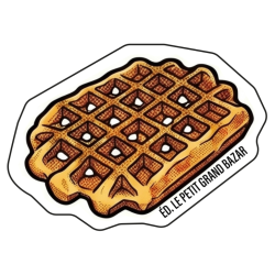 Sticker GAUFRE DE LIÈGE