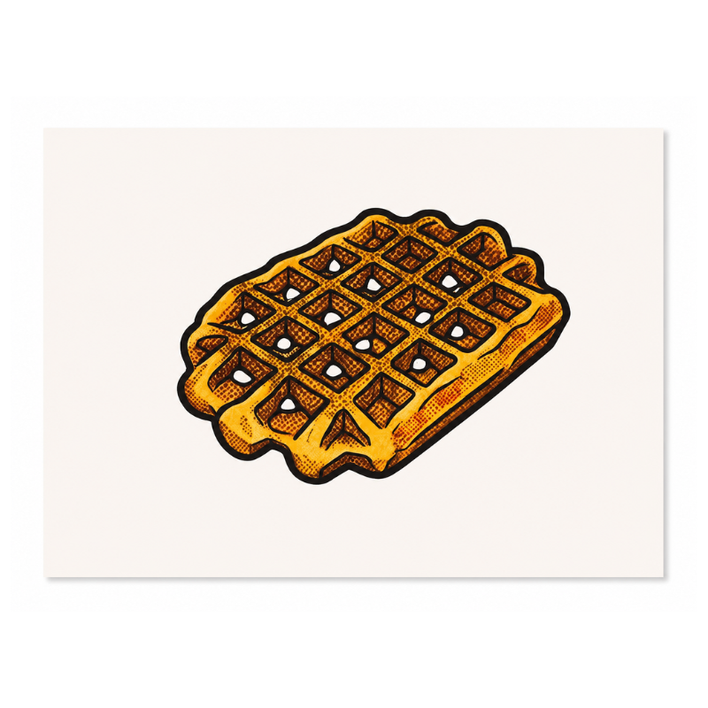 Carte GAUFRE DE LIÈGE