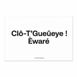 Carte CLÔ-T'Gueûye !