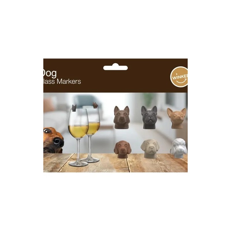 Marqueurs de verre CHIEN