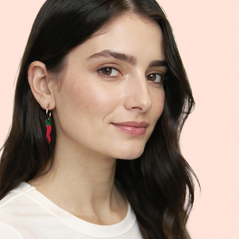 Boucles d'oreille PIMENT