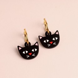 Boucles d'oreille CHAT