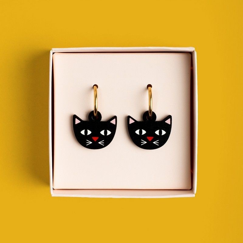 Boucles d'oreille CHAT