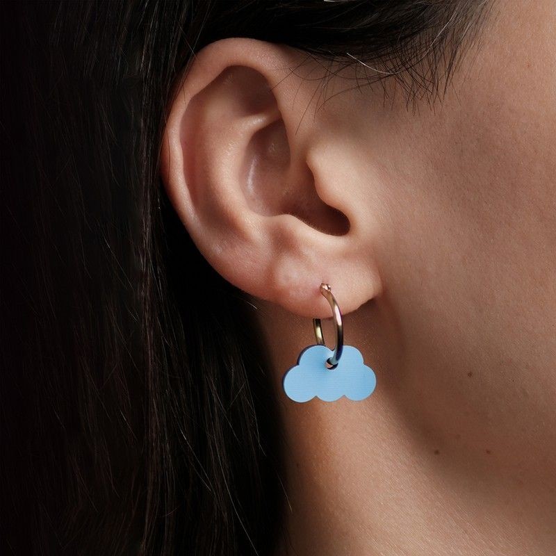 Boucles d'oreille NUAGE ET ÉCLAIR