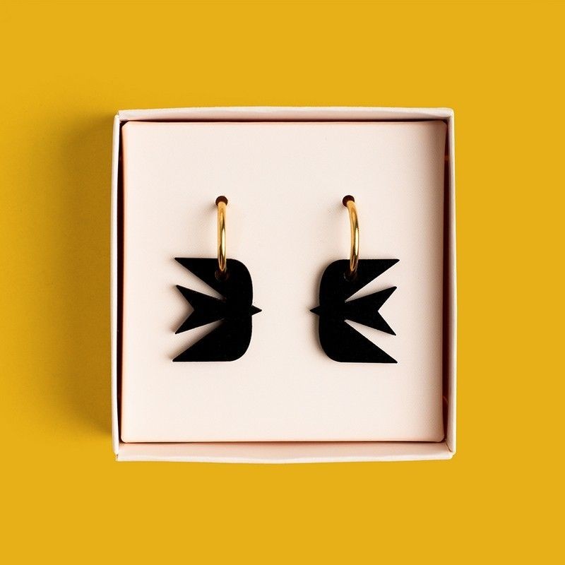 Boucles d'oreille HIRONDELLE