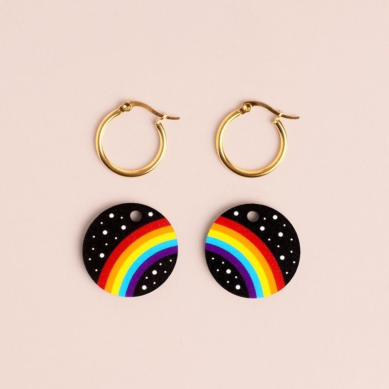 Boucles d'oreille RAINBOW