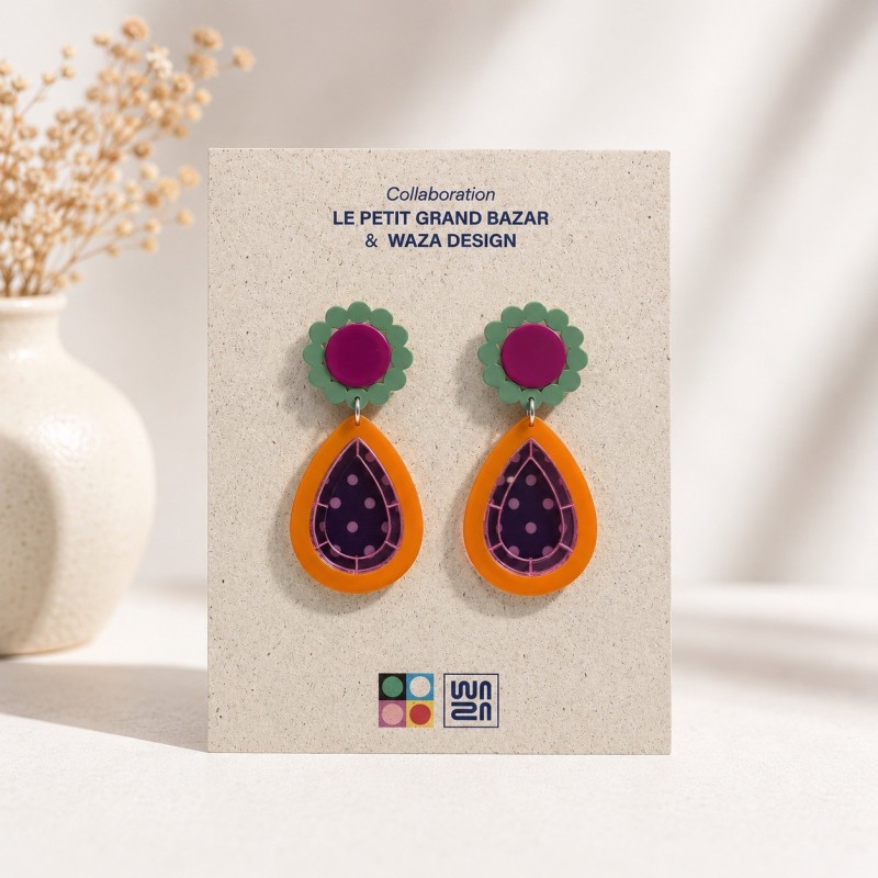 Boucles d'oreilles WAZA DESIGN