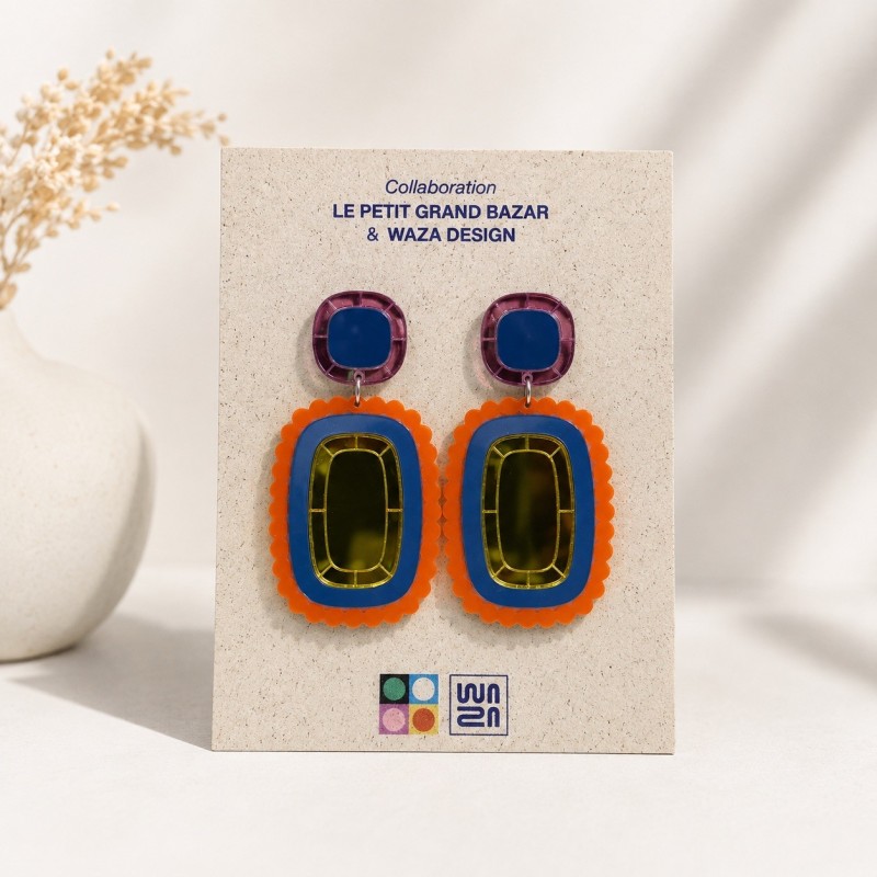 Boucles d'oreilles WAZA DESIGN