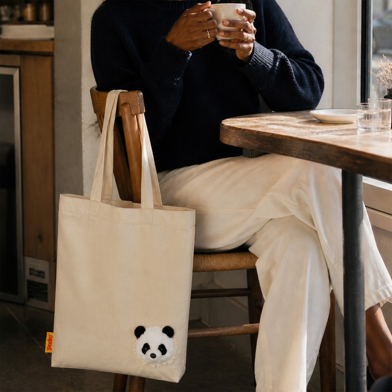 Tote bag adorable PANDA