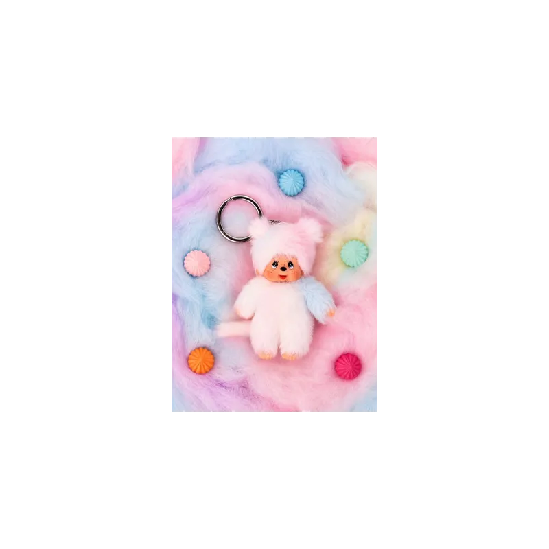 Porte-clé Monchhichi TIE & DYE
