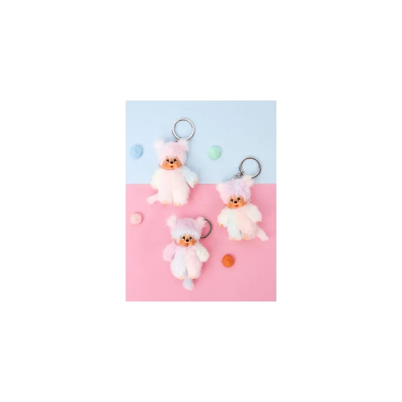 Porte-clé Monchhichi TIE & DYE