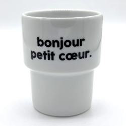 Gobelet BONJOUR PETIT COEUR