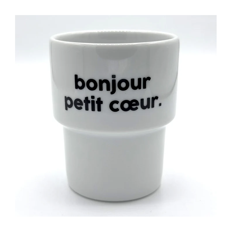 Gobelet BONJOUR PETIT COEUR