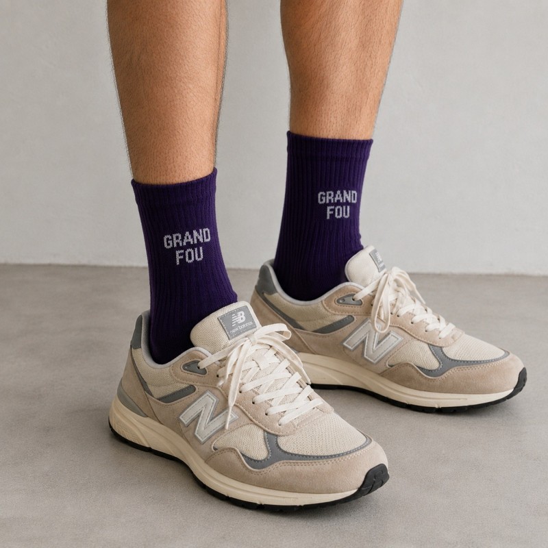 Chaussettes GRAND FOU Violet